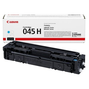 Canon Original 045H Cyan High Capacity Toner Cartridge (1245C002)
