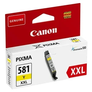 Canon Original CLI-581YXXL Yellow High Capacity Ink Cartridge 1997C001