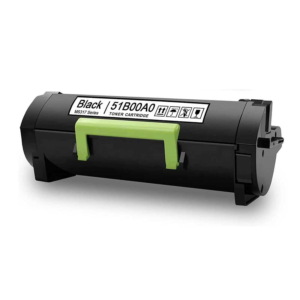 Compatible Lexmark 51B00A0 Black Toner Cartridge