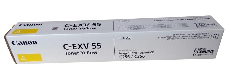 Canon Original C-EXV55Y Yellow Toner Cartridge 2185C002AA)