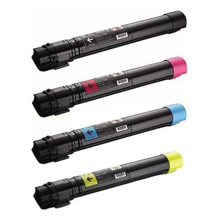 Compatible Multipack Dell 593-10873/75-78 Full Set Toner Cartridges (4 Pack)