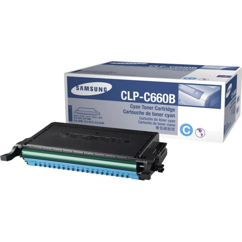 Original Samsung CLP-610/660 Black Toner Cartridges CLP-K660B
