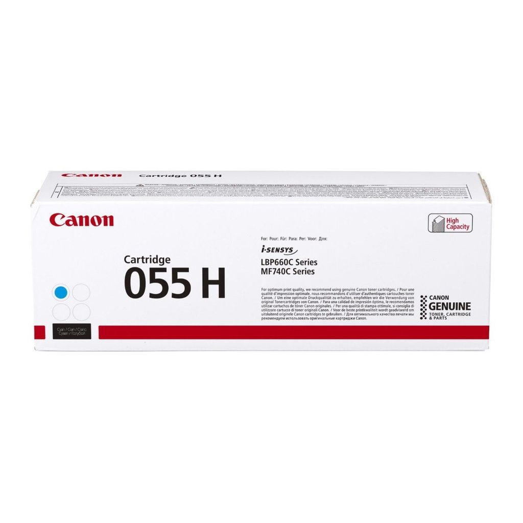 Canon Original 055H Cyan Toner Cartridge 3019C002