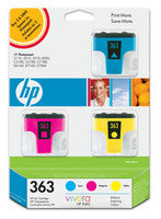 HP Original 363 Ink Cartridges 3 Pack OEM: CB333EE