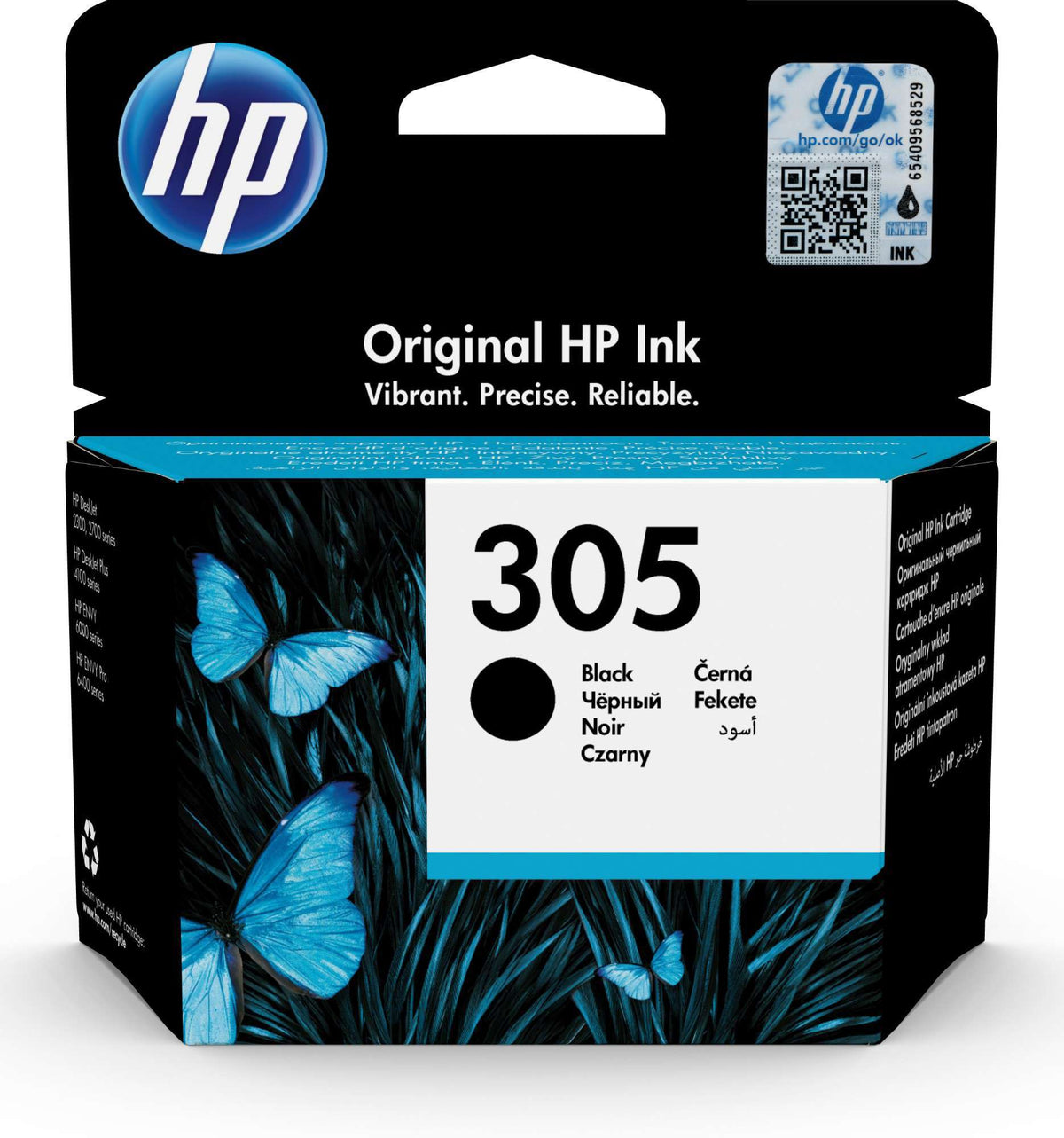 HP Original 305 Black Inkjet Cartridge 3YM61AE