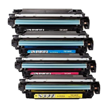 HP Compatible CE250A-CE253A BK/C/M/Y Toner Cartridge Set 504A