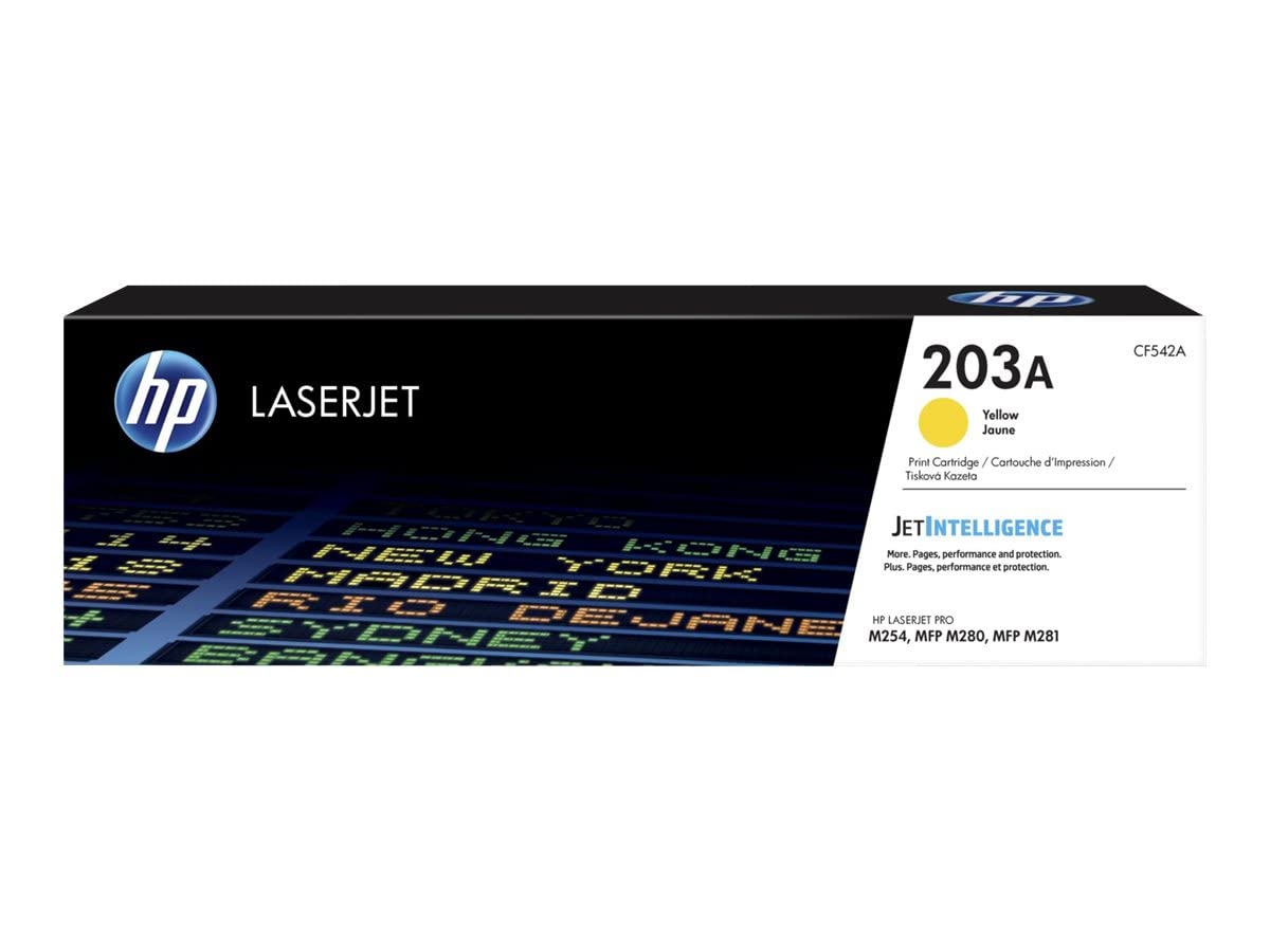 HP Original 203X Yellow High Capacity Toner Cartridge (CF542X)