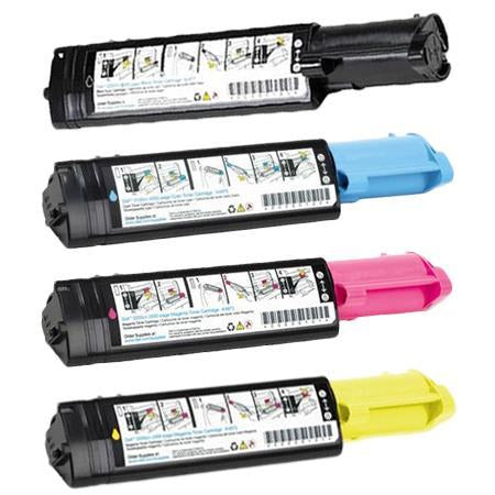 Compatible Dell 593-10154/7 Full Set Toners (4 Pack)