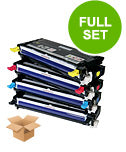 Dell Compatible 593-10293 593-10296 BK/C/M/Y Toner Cartridge Set