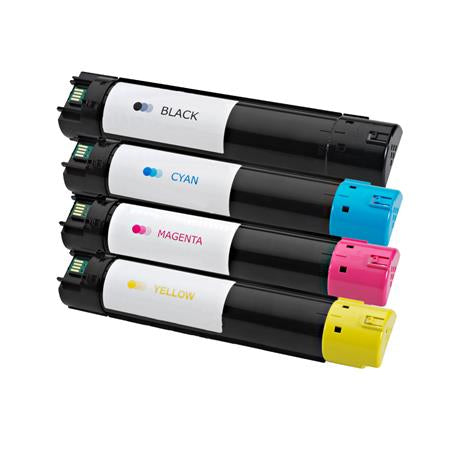 Compatible Multipack Dell 593-10925/22 Full Set High Capacity Toner Cartridges (4 Pack)