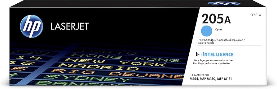 HP Original 205A Cyan Toner Cartridge (CF531A)