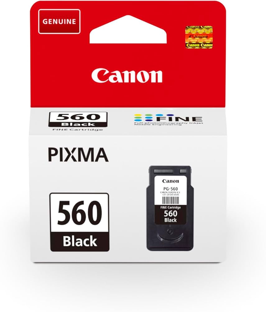 Original Canon PG-560 Black Ink Cartridge - (3713C001)
