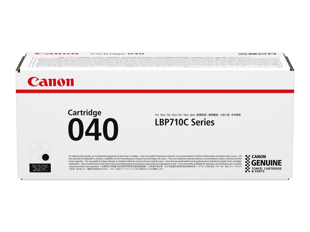 Canon Original 040 Black Toner Cartridge (0460C001)