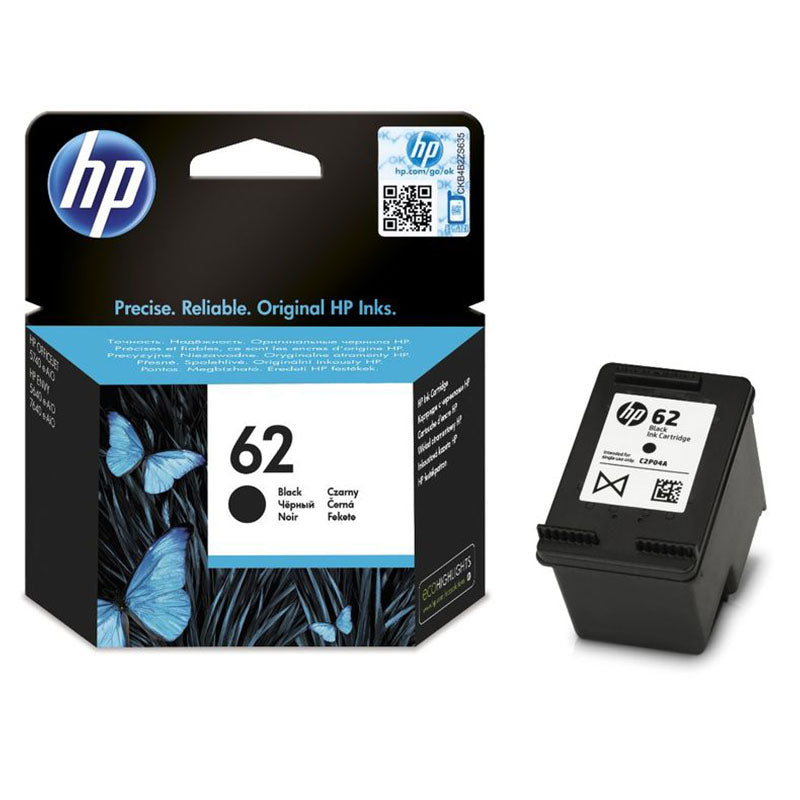 HP 62 Original Black Ink Cartridge (C2P04AE)
