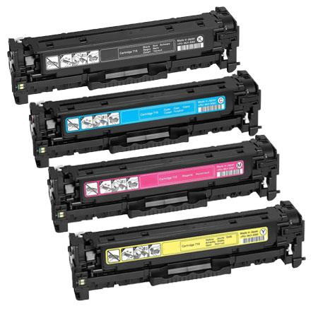 Canon Compatible 716 BK/C/M/Y Toner Cartridge Set