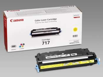 Canon Original 717Y Yellow Toner Cartridge (2575B002AA)