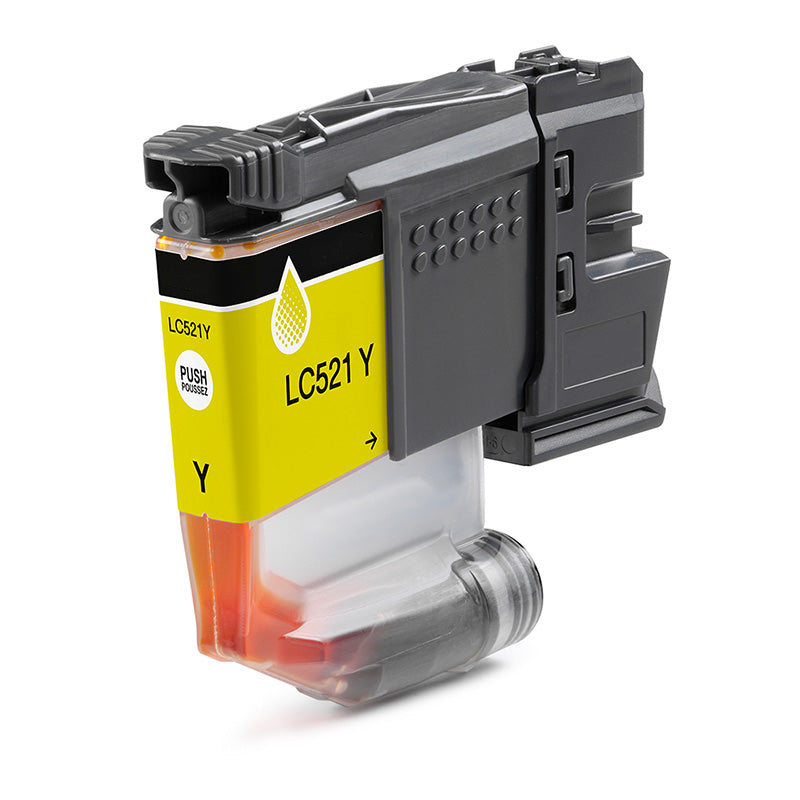 Compatible Brother LC-521Y Yellow Ink Cartridge
