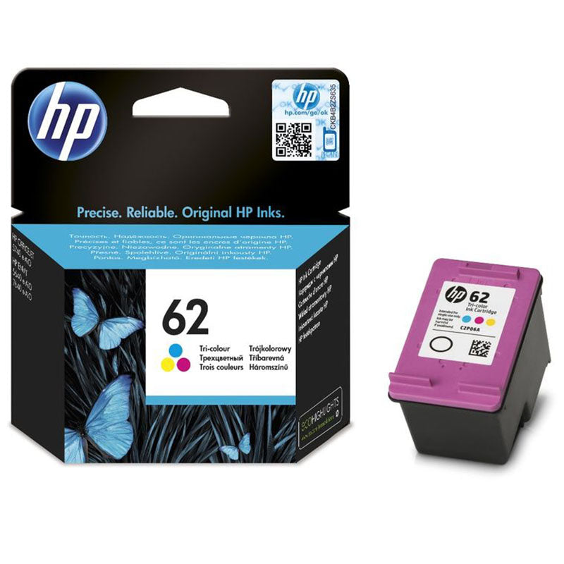 HP 62 Original Colour Ink Cartridge (C2P06AE)