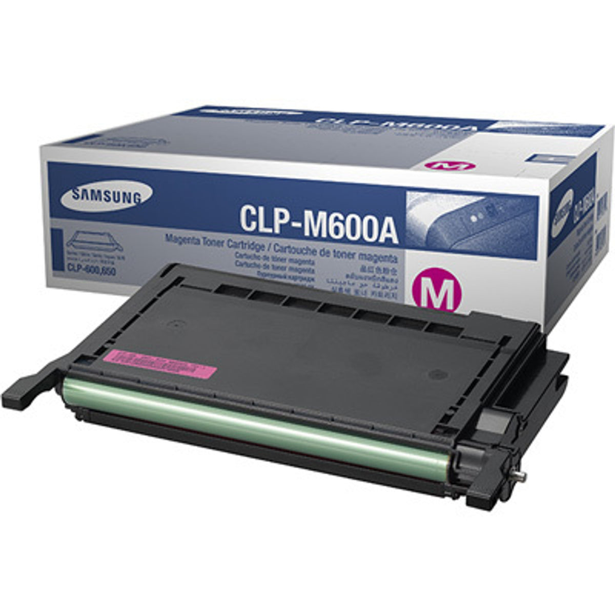 Original Samsung CLP-M600A/ELS Magenta Toner Cartridge