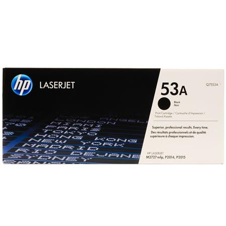 Original HP Q7553A Black Toner Cartridge 53A