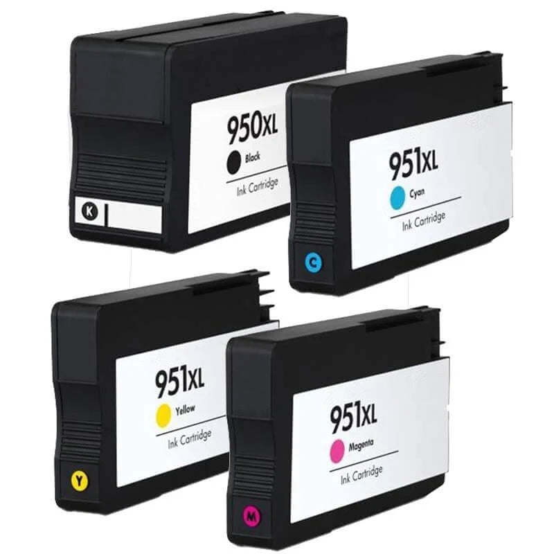 Compatible HP 950XL/951XL Set Of 4 Ink Cartridges