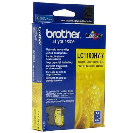 Brother Original LC1100HYY Yellow Ink Cartridge