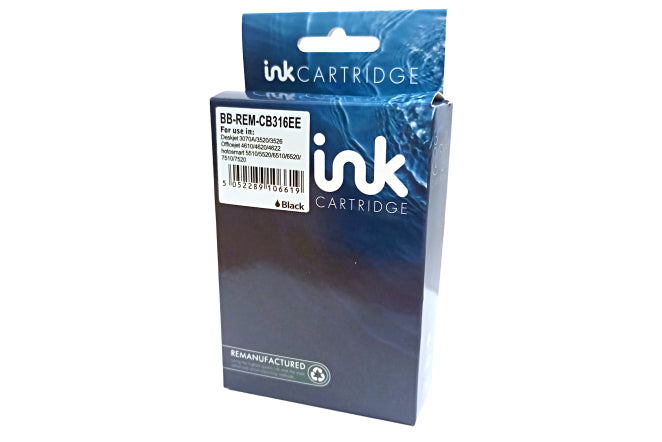 HP Remanufactured No. 364 (CB316EE) Black Ink Cartridge