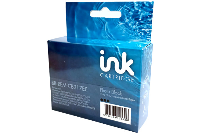 HP Remanufactured No. 364 (CB317EE) Photo Black Ink Cartridge