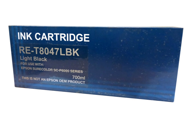 Epson Compatible T8047 Light Black Inkjet Cartridge (C13T804700)