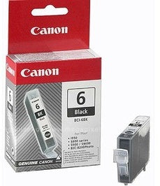 Canon Original BCI-6BK Black Ink Cartridge (4705A002)