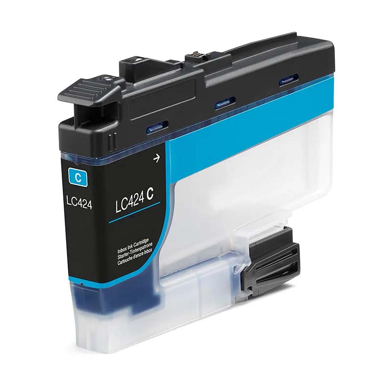 Brother Compatible LC424C Cyan Ink Cartridge