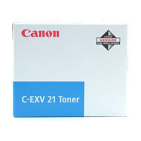 Canon Original C-EXV21 Cyan Toner Cartridge (0453B002AA)