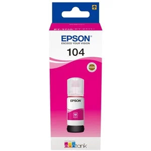 Epson Original 104 Magenta Ecotank Ink Bottle (C13T00P340)