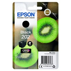 Epson Original 202 Black Inkjet Cartridge (C13T02E14010)