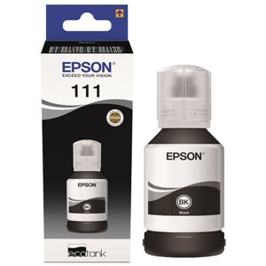 Epson Original 111 Black Ink Bottle (C13T03M140)