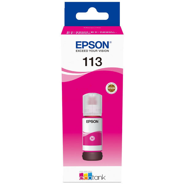 Epson Original 113 Magenta Ink Bottle C13T06B340