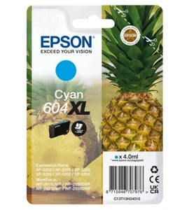 Epson Original 604XL Cyan High Capacity Inkjet Cartridge C13T10H24010