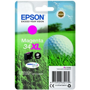 Epson Original 34XL Magenta High Capacity Inkjet Cartridge (C13T34734010)