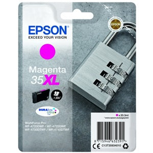 Epson Original 35XL Magenta High Capacity Inkjet Cartridge (C13T35934010)