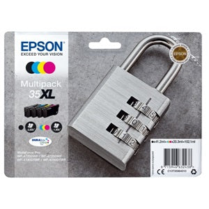 Epson Original 35XL High Capacity 4 Colour Inkjet Cartridge Multipack (C13T35964010)