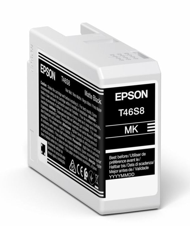 Epson Original T46S8 Matte Black Inkjet Cartridge C13T46S800