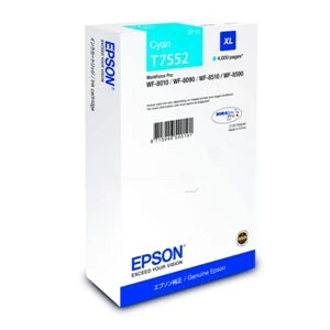 Original Epson T7552 Cyan High Capacity Ink Cartridge (C13T755240)