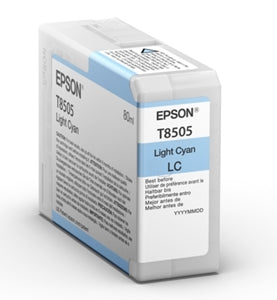 Epson Original T8505 Light Cyan Inkjet Cartridge (C13T850500)