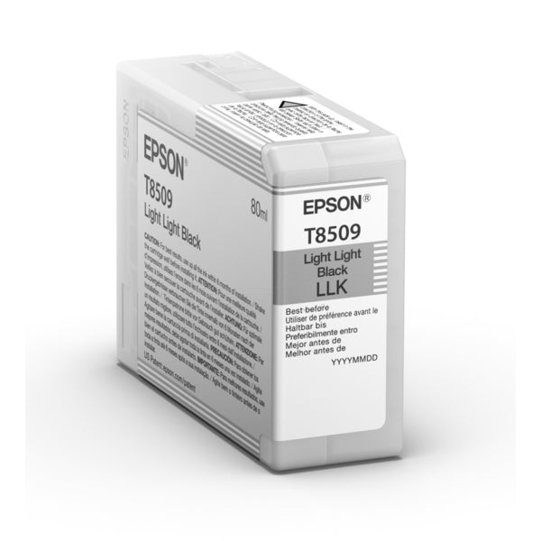 Epson Original T8509 Light Light Black Inkjet Cartridge (C13T850900)