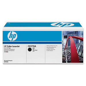 Original HP CE270A Black Toner Cartridge