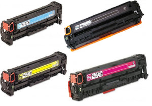 HP Compatible CF210X CF211A-CF213A (131) BK/C/M/Y Toner Cartridge Set