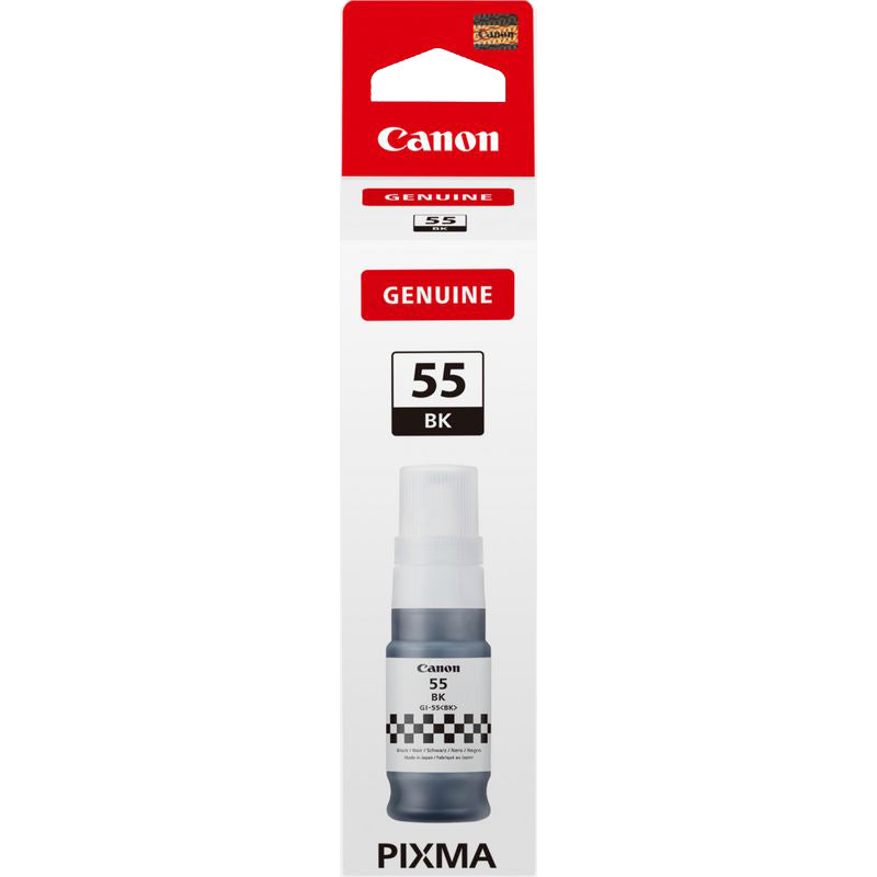 Original Canon GI-55BK Black Ink Refill Bottle (6292C001)