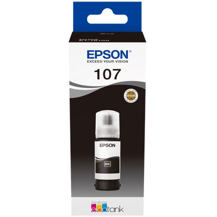 Original Epson 107 Black Ink Bottle (C13T09B140) - 70ml