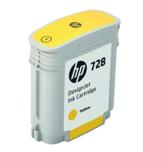 HP Original 728 Yellow Inkjet Cartridge (F9J61A)