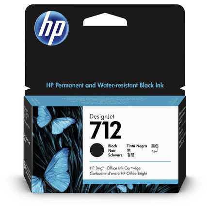 Original HP 712 Black Ink Cartridge (3ED70A)
